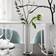 Audo Copenhagen Kubus Flora White Vas 24cm