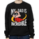 Disney Boy's The Incredibles My Dad Mr Incredible Sweatshirt - Black