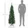 Homcom Pencil Artificial Green Christmas Tree 167.6cm