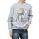 Absolute Cult Kid's Bambi Winter Deer Sweatshirt - Sports Grey (M5057736140550)