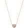 Michael Kors Love Necklace - Rose Gold/Transparent