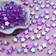 Shein 100pcs/Pack 11mm Ab Coated Transparent Acrylic Star Shaped Beads For Diy Jewelry Making, Colorful Star Spacer Beads For Daily Handmade Project