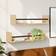 vidaXL Wandregale mit Stangen 60 x 16 x 14 cm Wandregal