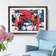 East Urban Home Vol.322 by S.Johnson Red/Blue Framed Art 62x87cm