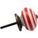 Nicola Spring Round Ceramic Cabinet Knobs Red 24pcs