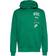 Nike Club Fleece Men's Pullover Hoodie - Malachite/Safety Orange