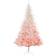 Homcom Realistic Design Faux Light Pink Christmas Tree 180cm