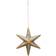 Ivyline Hanging Glass Star Gold Christmas Tree Ornament 4.5cm