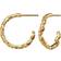 Maanesten Janine Grande Earrings - Gold/Transparent