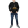 Disney Boy's The Jungle Book Classic Kaa Sweatshirt - Black