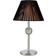 Gelnett Silver/Black Table Lamp 40cm
