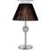 Gelnett Silver/Black Table Lamp 40cm