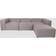 Hanah Home Cahit Brown Sofa 296cm 3-Sitzer