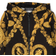 Versace Baby Barocco Print Cotton Hoodie - Black