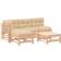 vidaXL 3186068 Loungesæt, 1 borde inkl. 3 sofaer