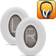 Wicked Cushions Bose QuietComfort Ørepuder White Smoke