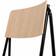 Hay Petit Standard Matt Lacquered Oak / Black Steel Silla de Cocina 83cm