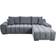 Barca Dark Grey Sofa 275cm