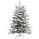 vidaXL Snow Hinge Green/White Christmas Tree 120cm