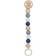 Goki Houten Fopspeenketting Ster Blauw