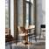 Hay Petit Standard Dark Bordeaux Stained Oak/Dark Bordeaux Steel Köksstol 83cm