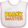 Inktastic Prank Master April Fools Day Baby Bib