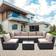 Furniture One 7 Garden Sofa Outdoor Lounge Set