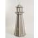 Bed Bath & Beyond Wooden Lighthouse Clay/White Lamp Post 66"