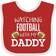 Inktastic Watching Football with My Daddy in White Baby Bib