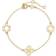 Tory Burch Kira Clover Bracelet - Gold