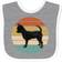 Inktastic Chihuahua Dog Retro Sunset Baby Bib