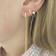Stine A Big Dot Curl Left Earrings - Gold/Transparent