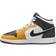 Nike Air Jordan 1 Mid M - White/Yellow Ochre/Black