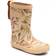 bisgaard Fashion Rubber Boots - Beige Leaves