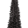 SnowTime Slim Black Christmas Tree 213.4cm