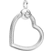 Pandora Moments Heart Charm Pendant - Silver