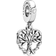 Pandora Heart Family Tree Dangle Charm - Silver