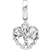 Pandora Heart Family Tree Dangle Charm - Silver