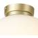 Discovery Chicago Small Satin Gold Ceiling Flush Light 19cm