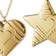 Georg Jensen Heart and Star 2019 Gold Juletræspynt 4cm 2stk