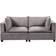 Lilola Home Madison Collection 81400-5 Light Gray Sofa 120.5" 5 Seater