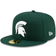 New Era Green Michigan State Spartans Primary Team Logo Basic 59FIFTY Fitted Hat Men's