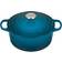 Le Creuset Deep Teal Signature Cast Iron Round con tapa 4.2 L 24 cm