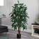 Nearly Natural Raphis Palm Tree Green Artificial Plant