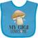 Inktastic My Gigi Loves Me Mushroom Baby Bib