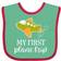 Inktastic My First Plane Trip Airplane Travel Baby Bib