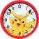 Pokémon POK3159 Red Wall Clock 25cm