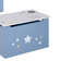 Homcom Kid's Storage Chest with Safety Hinge Handles Air Vents