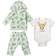 Disney Classics Mickey Mouse Winnie the Pooh Baby Hoodie Bodysuit & Pants 3-pack Set - Bambi