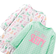 Carter's Toddler's Fleece Nightgowns 2-pack - Mint Green Dots/White Cat